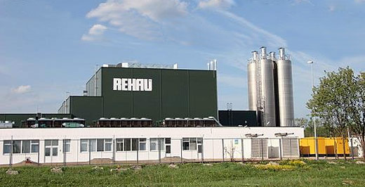 Завод REHAU по произодству оконных профилей